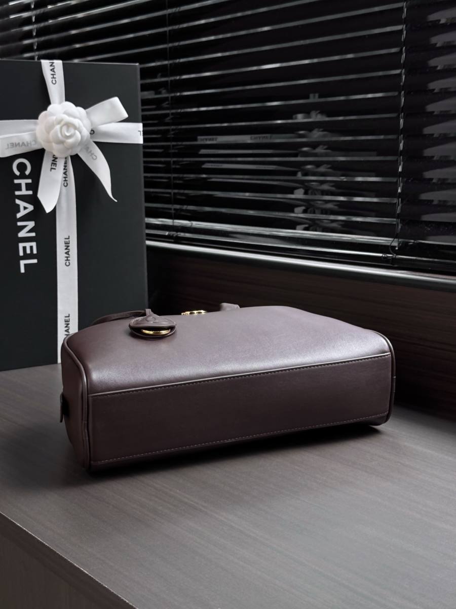 Chanel 26B Small Bowling Bag 27 x 16 x 9 9554