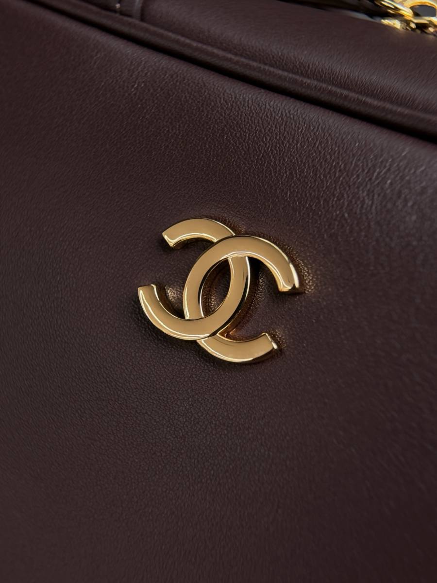Chanel 26B Small Bowling Bag 27 x 16 x 9 9554