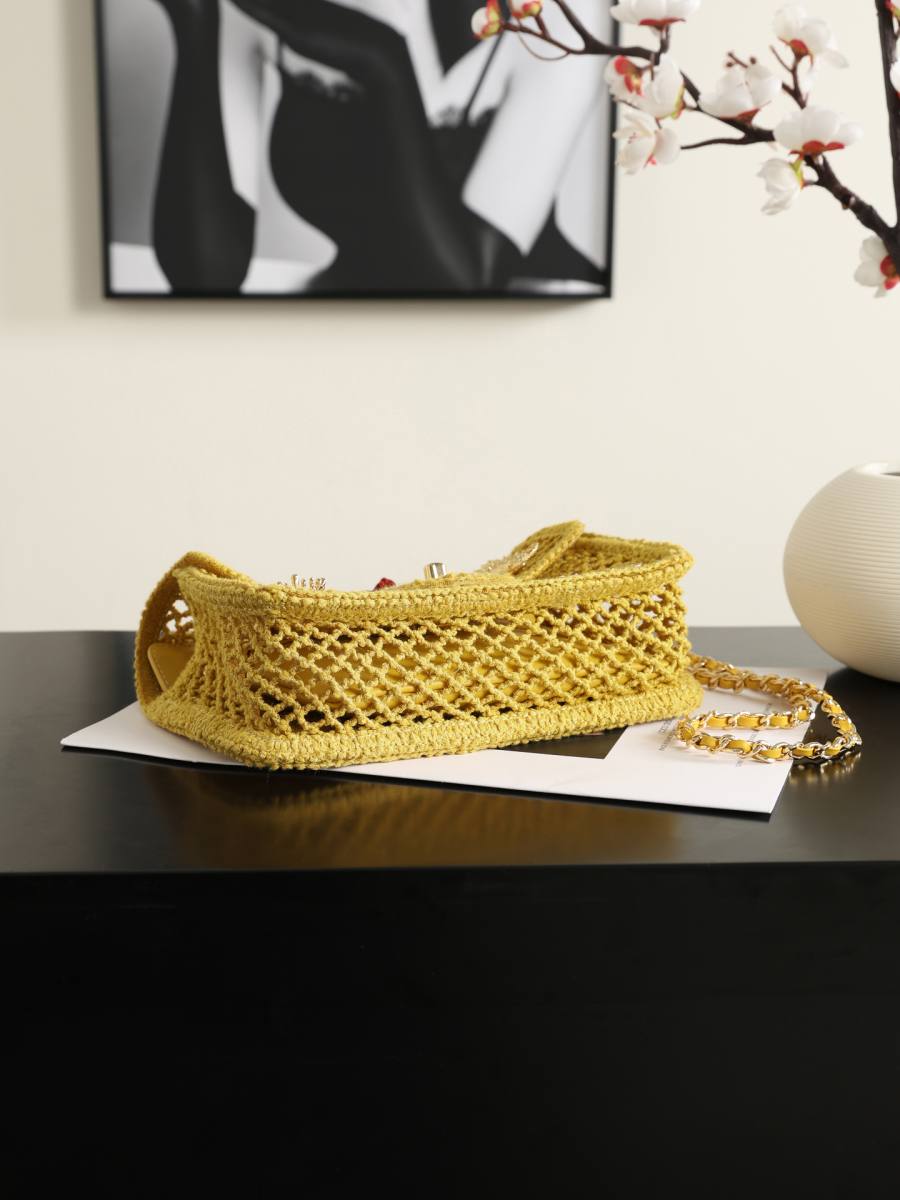 Chanel 26M Coco Beach Pouch 6156 20 x 13 x 6 B7C0