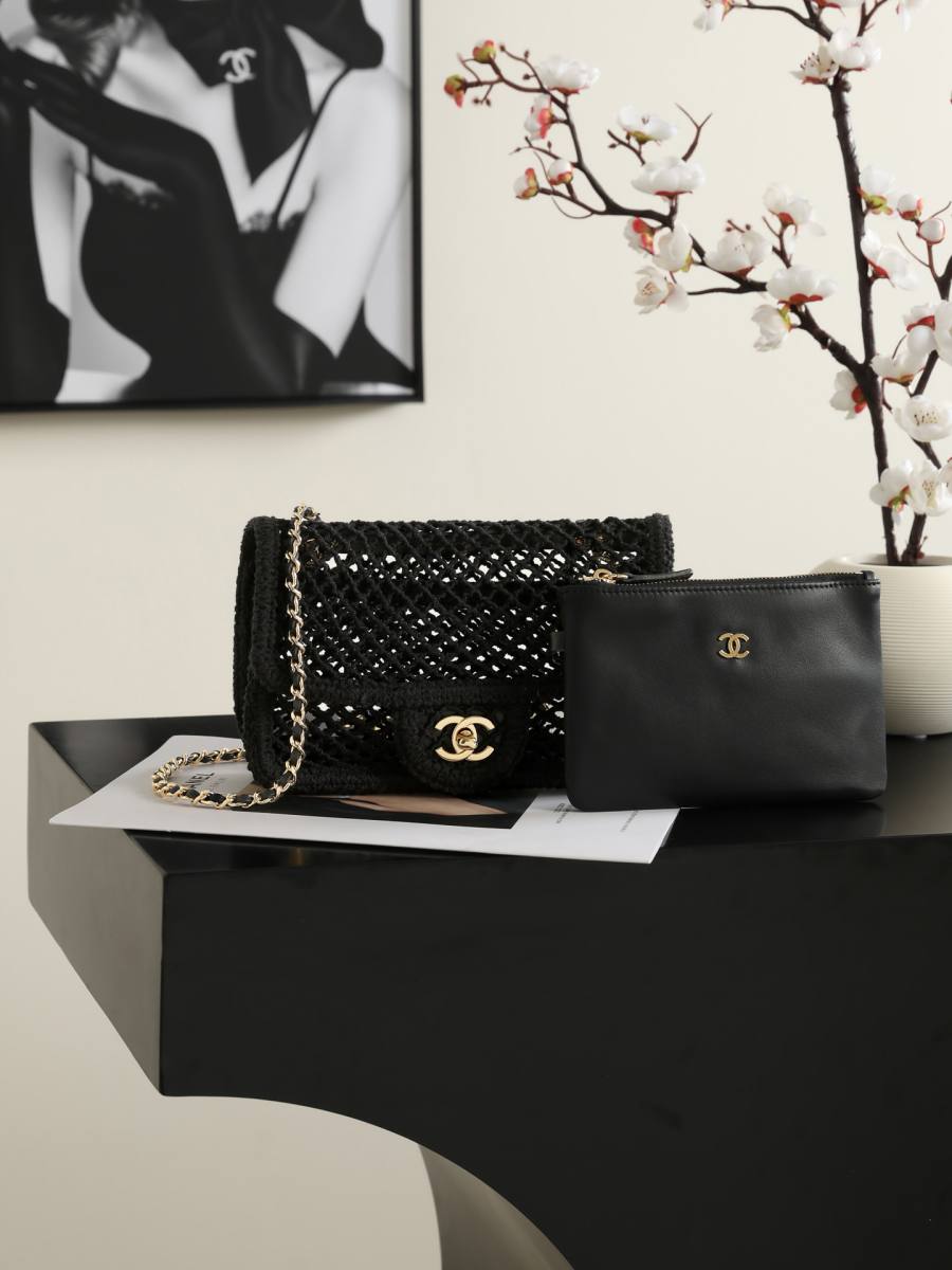 Chanel 26M Coco Beach Pouch 6157 20 x 13 x 6 009D
