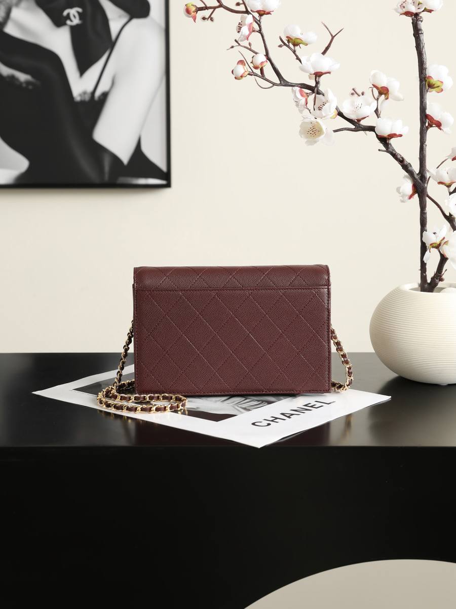 Chanel Camellia Wallet 5455 12 x 19 x 4 B2A2