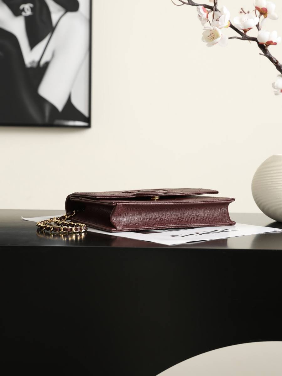 Chanel Camellia Wallet 5455 12 x 19 x 4 B2A2