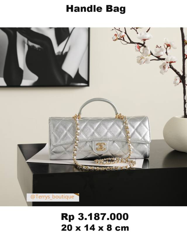 Chanel Handle Bag 20 x 14 x 8 29E7