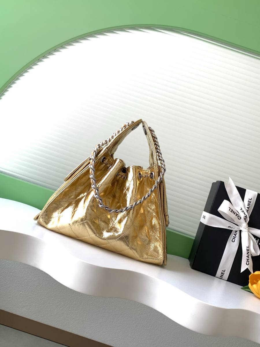 Chanel Hippie Hobo Mini 20 x 16 x 8 E12A