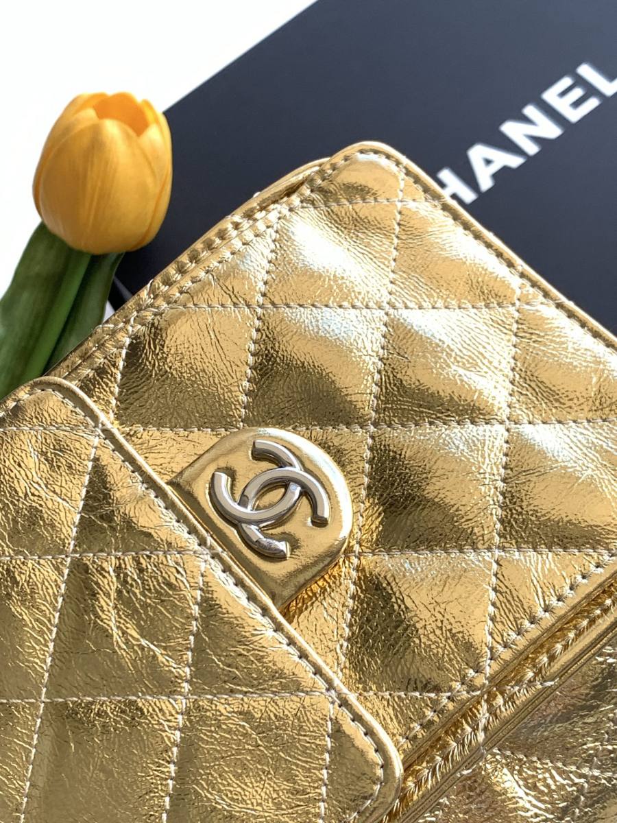 Chanel Hippie Hobo Mini 20 x 16 x 8 E12A
