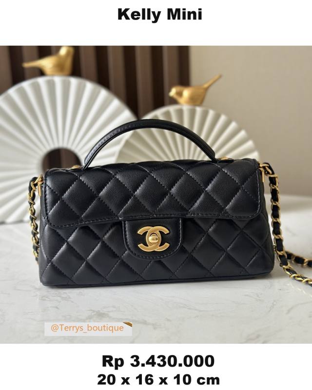 Chanel Kelly Mini 20 x 16 x 10 E8BE