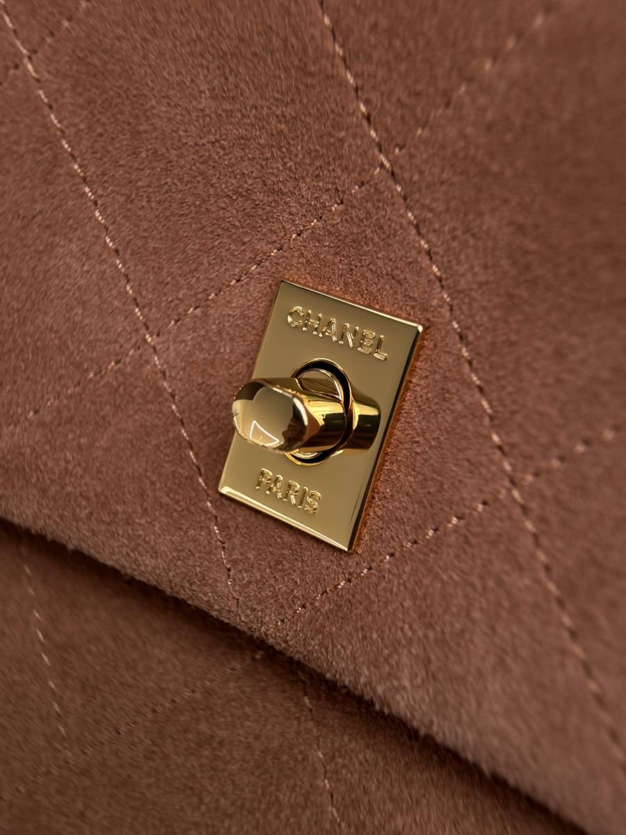 Chanel Suede Flap 25.5 x 16 x 7 5800