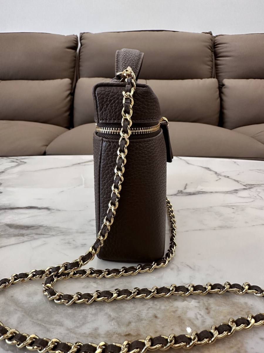 Chanel Vanity with Chain AP5397 20 x 13 x 10 Brown 95D3