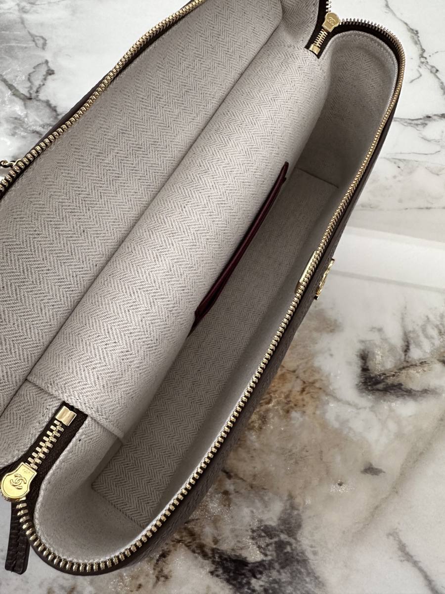 Chanel Vanity with Chain Large AP6523 24 x 16 x 12 Brown A21B