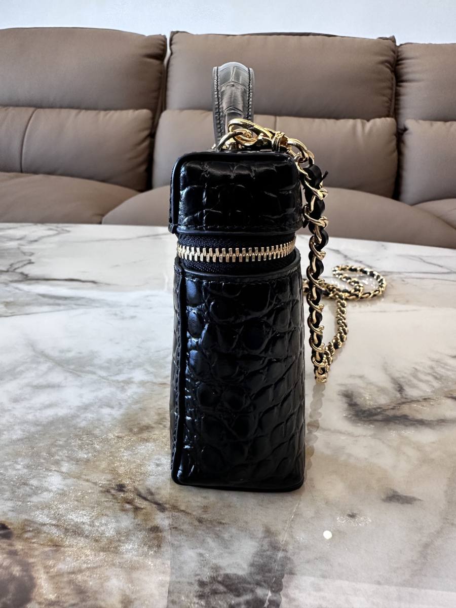 Chanel Vanity with Chain Long AP5488 24 x 12 x 10 Black 9CE2