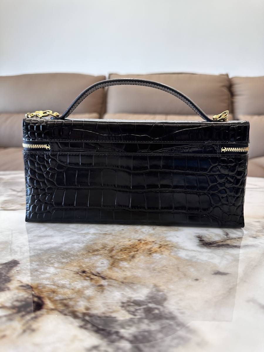 Chanel Vanity with Chain Long AP5488 24 x 12 x 10 Black 9CE2