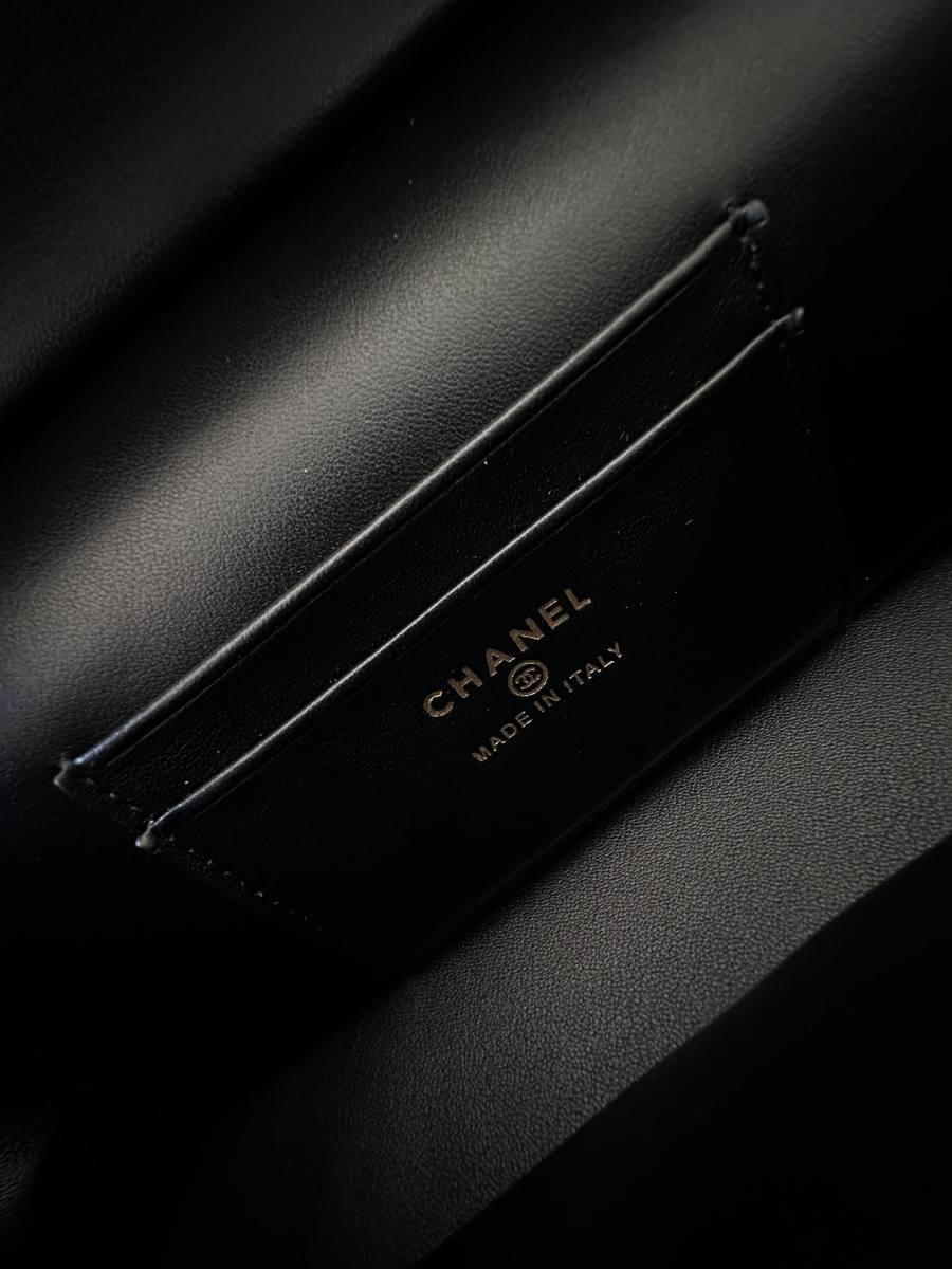 Chanel Vanity with Chain Long AP5488 24 x 12 x 10 Black 9CE2