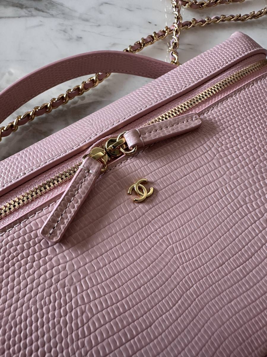 Chanel Vanity with Chain Long AP5488 24 x 12 x 10 Pink BC66