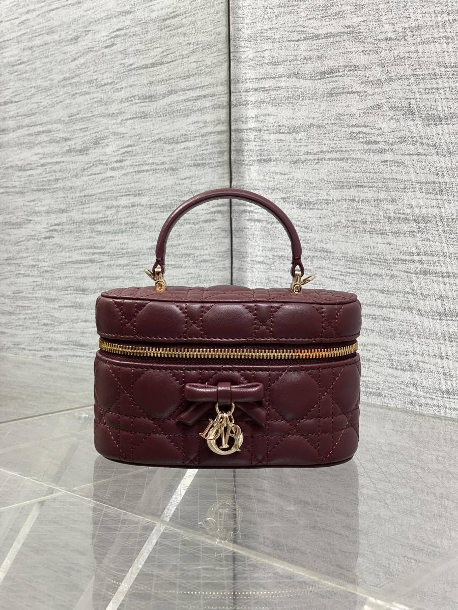 RP 3052000 Dior Bow Vanity Lambskin Small B60F Small 18x12x8