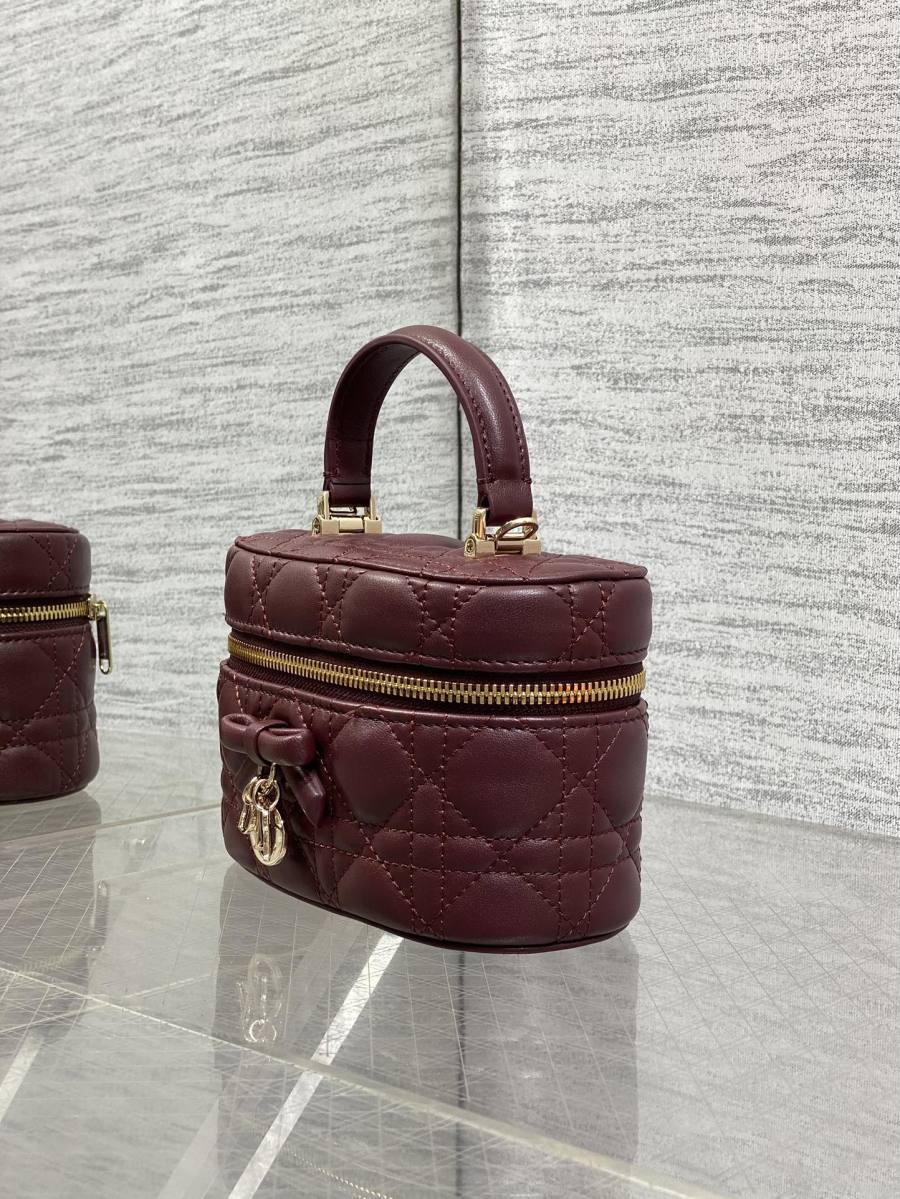 RP 3052000 Dior Bow Vanity Lambskin Small B60F Small 18x12x8