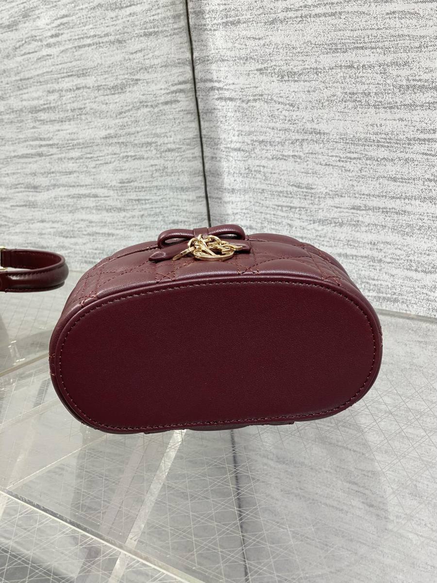 RP 3052000 Dior Bow Vanity Lambskin Small B60F Small 18x12x8