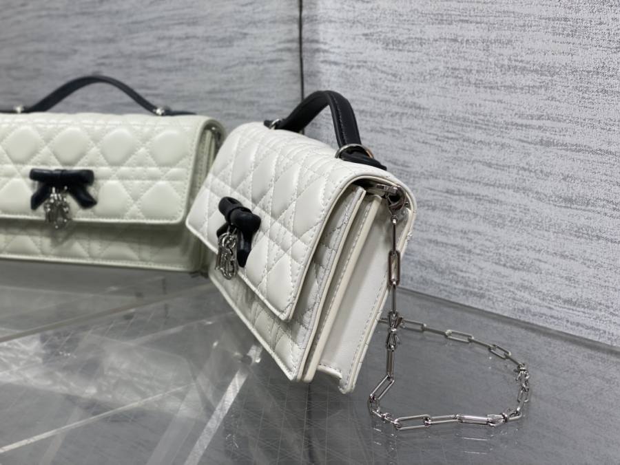RP 3052000 Dior Cannage Bow WOC Lambskin 7037 WOC 19x12x4