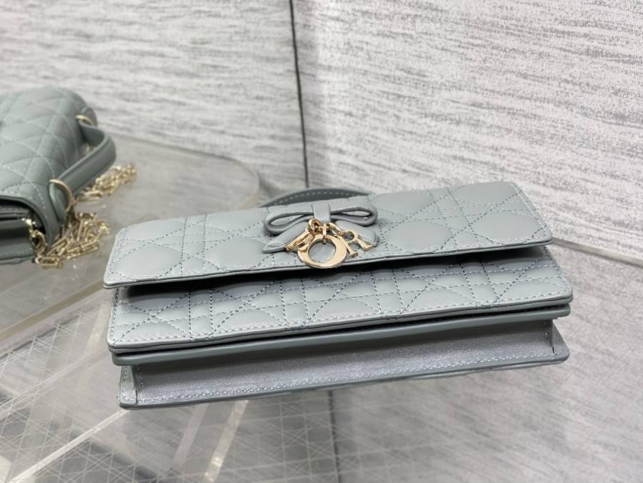 RP 3052000 Dior Cannage Bow WOC Lambskin F412 WOC 19x12x4