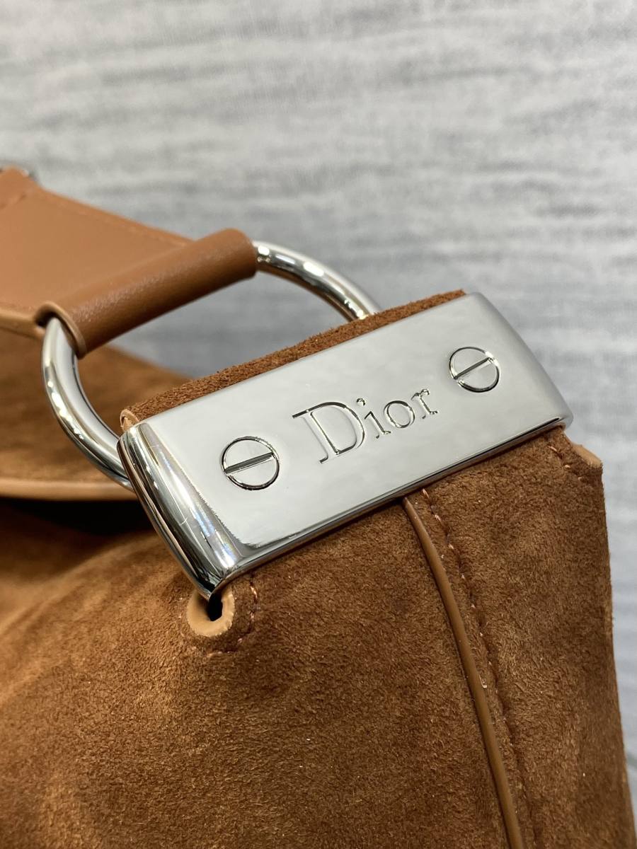 RP 3052000 Dior Diorly Suede Calfskin Medium 1D8F Medium 26x16x8