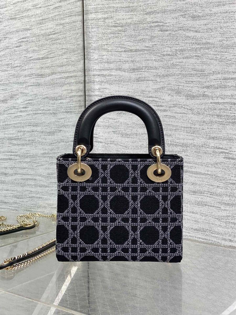 RP 3457000 Dior Lady Dior Black FA67 Black Standard 20-24cm