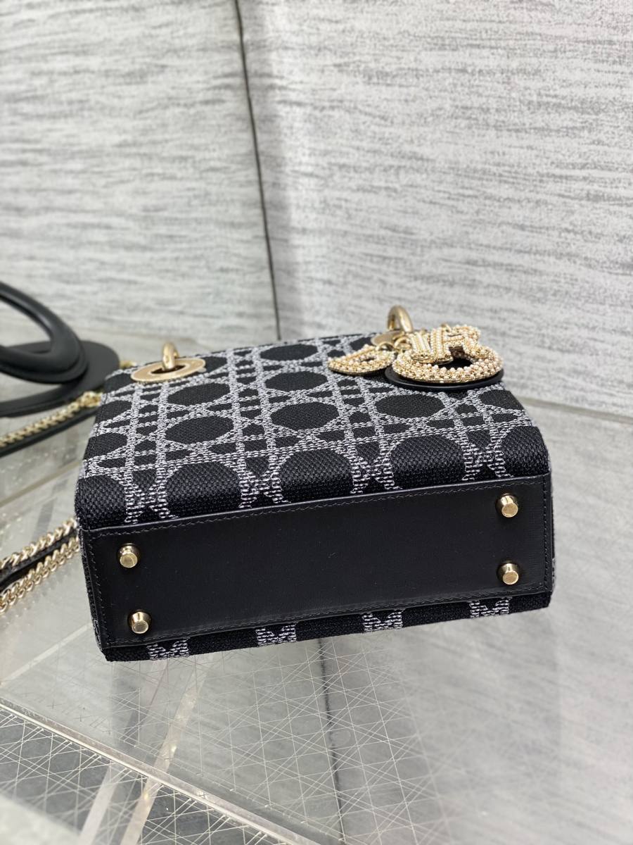 RP 3457000 Dior Lady Dior Black FA67 Black Standard 20-24cm