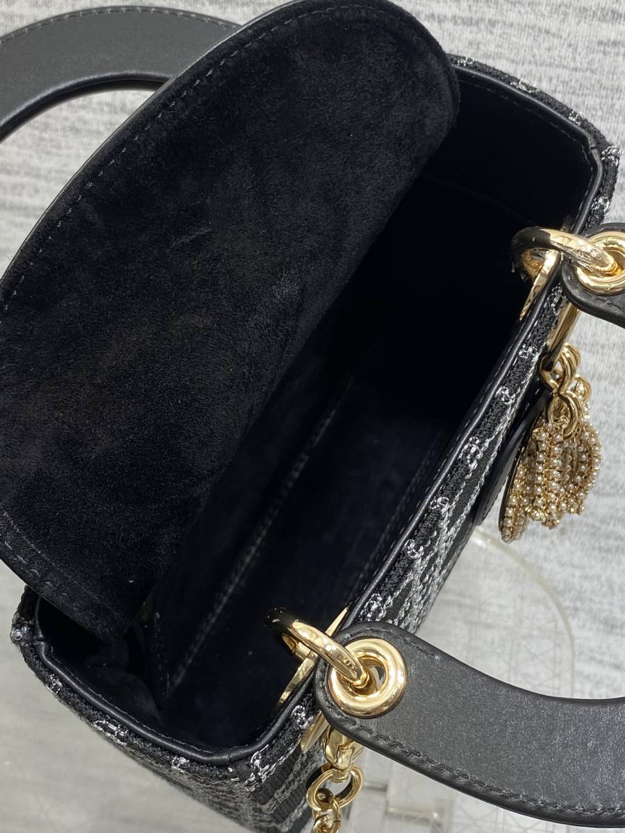 RP 3457000 Dior Lady Dior Black FA67 Black Standard 20-24cm