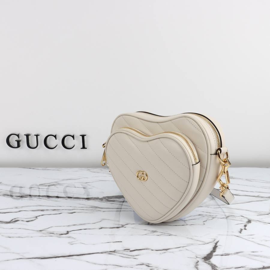 RP 2431000 Gucci 751628 White Leather 20x17.5x6.5 751628 F072