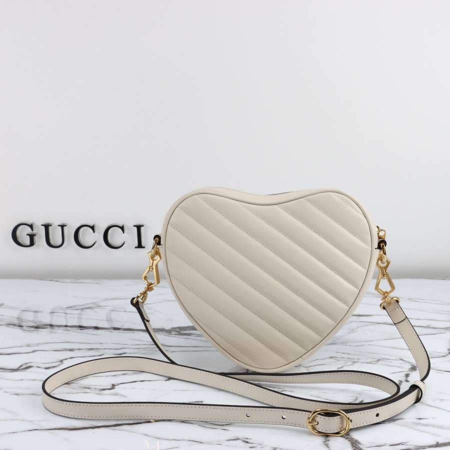 RP 2431000 Gucci 751628 White Leather 20x17.5x6.5 751628 F072