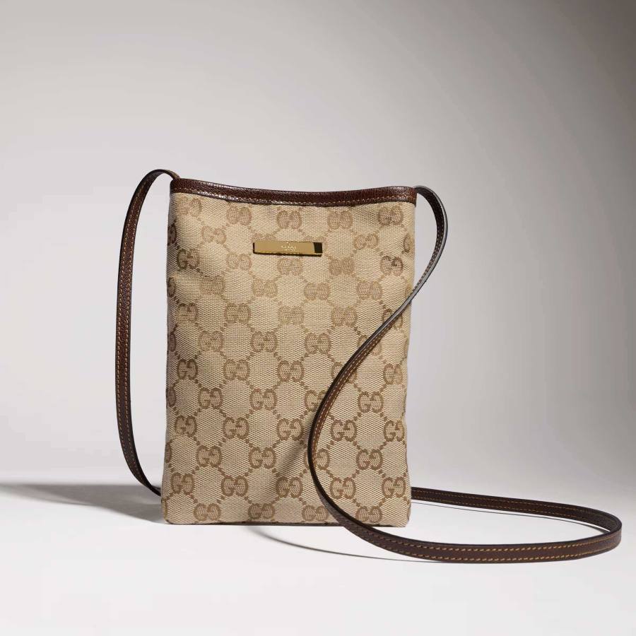 RP 2458000 Gucci 875806 Beige Canvas 15x20x2 875806 D73B
