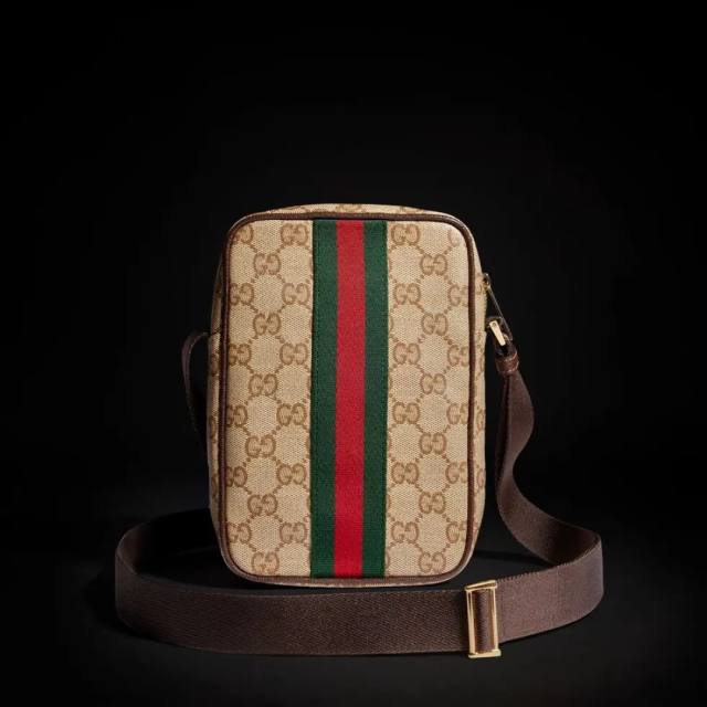 RP 2485000 Gucci Bag Coated Beige Brown 13x20x5 B89D