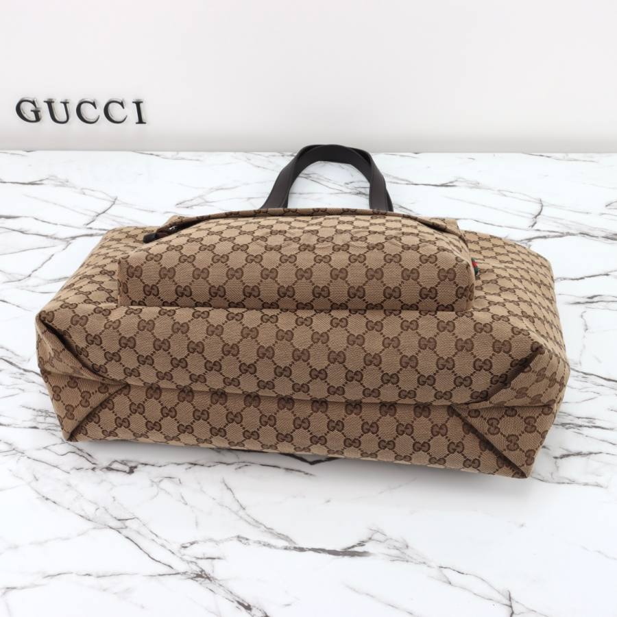 RP 2539000 Gucci 802166 Beige Canvas 45x32x15 802166 521A
