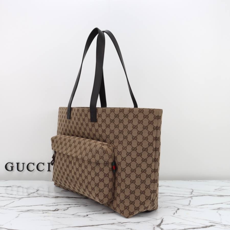RP 2539000 Gucci 802166 Beige Canvas 45x32x15 802166 521A