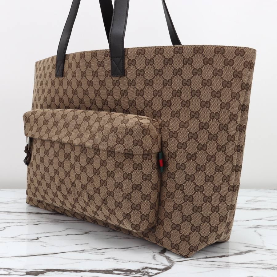 RP 2539000 Gucci 802166 Beige Canvas 45x32x15 802166 521A