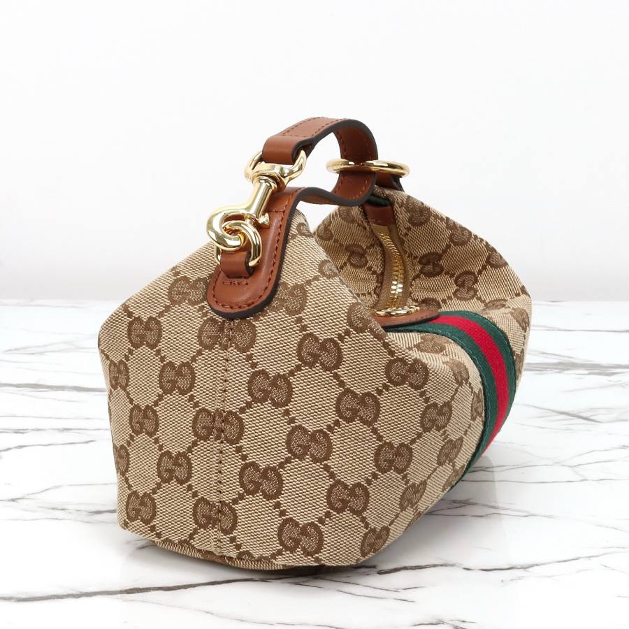 RP 2593000 Gucci 861775 Beige Canvas 19x10x9 861775 B15B
