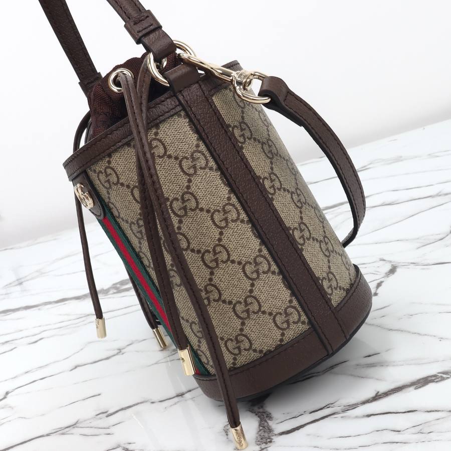 RP 2647000 Gucci 838462 Beige Brown 11.5x23x8 838462 59D7