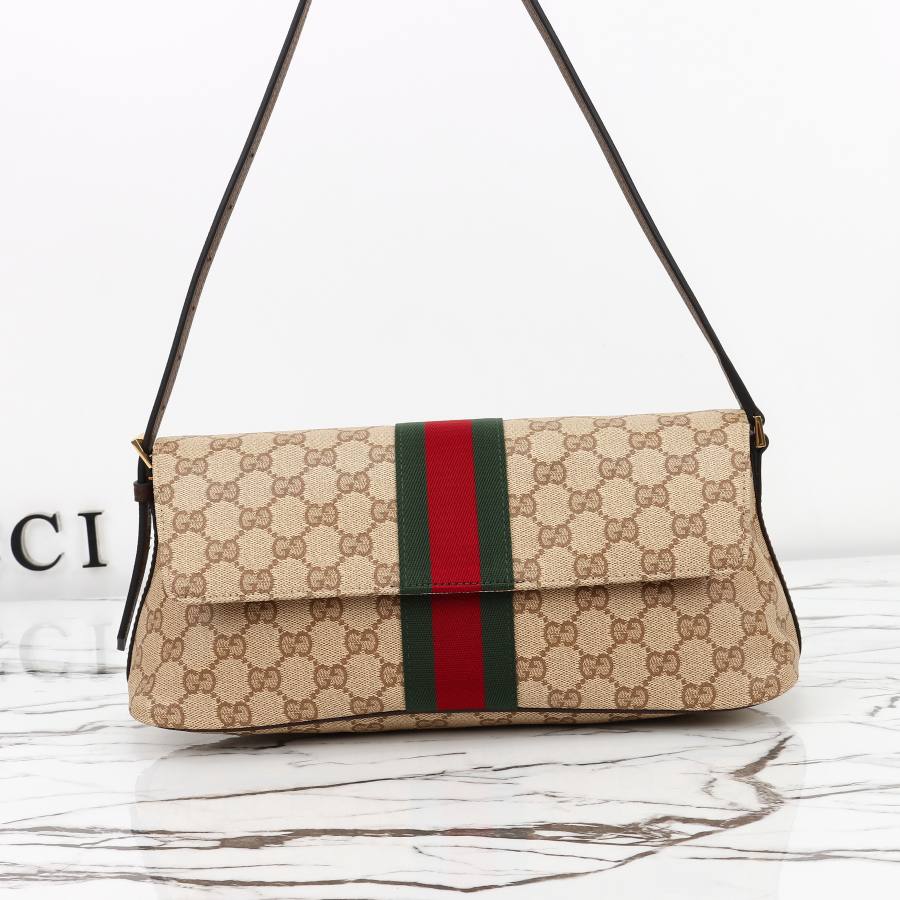 RP 2647000 Gucci GG Shopper Beige Canvas 31x13x11.5 874744 3FFA