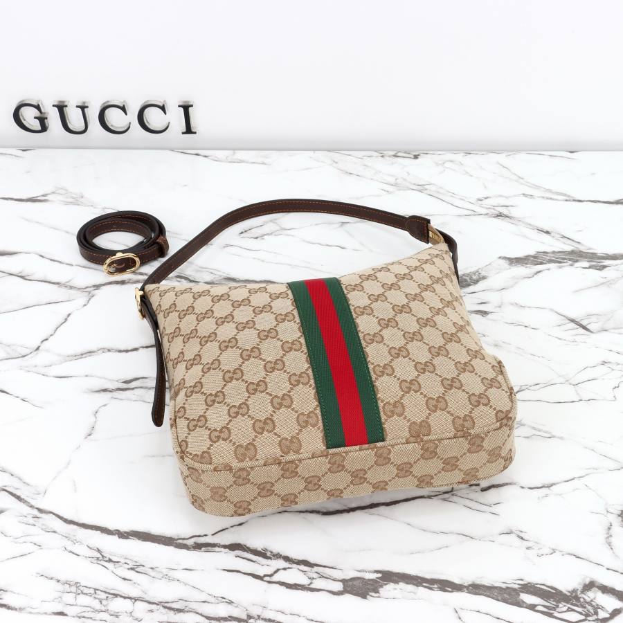 RP 2647000 Gucci GG Tote Beige Canvas 24x25.5x4 875117 A1B2
