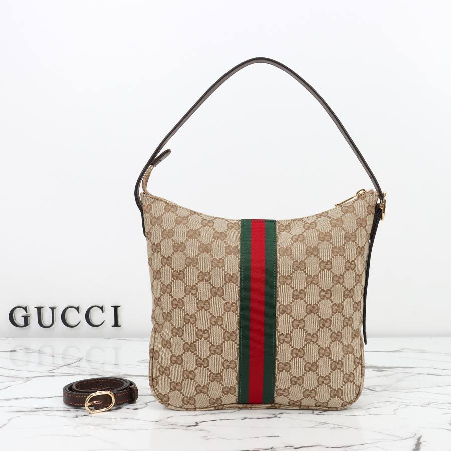 RP 2647000 Gucci GG Tote Beige Canvas 24x25.5x4 875117 A1B2