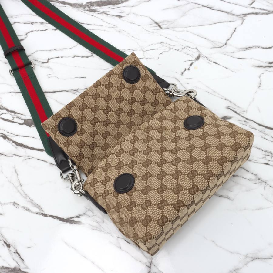 RP 2674000 Gucci 821617 Beige Canvas 19x15x7 821617 34A1