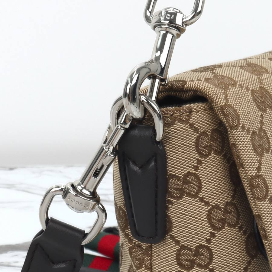 RP 2674000 Gucci 821617 Beige Canvas 19x15x7 821617 34A1
