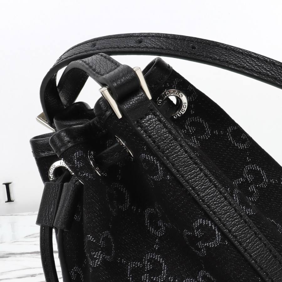 RP 2674000 Gucci GG Denim Bucket 15.5x19.5x10.5 875802 4C71