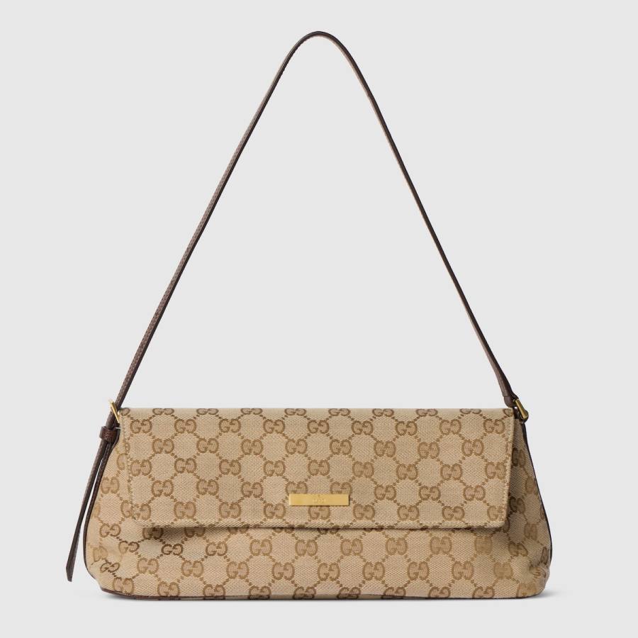 RP 2701000 Gucci GG Shopper Beige Canvas 31x13x11.5 874744 3681