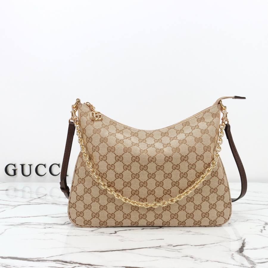RP 2728000 Gucci Bag Beige Canvas 30.5x24x6.5 9A41