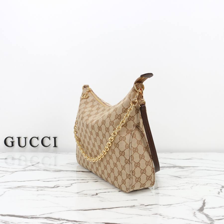 RP 2728000 Gucci Bag Beige Canvas 30.5x24x6.5 9A41