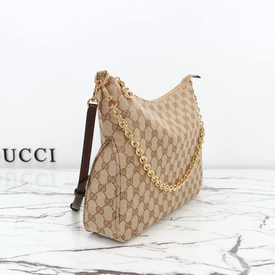 RP 2728000 Gucci Bag Beige Canvas 30.5x24x6.5 9A41
