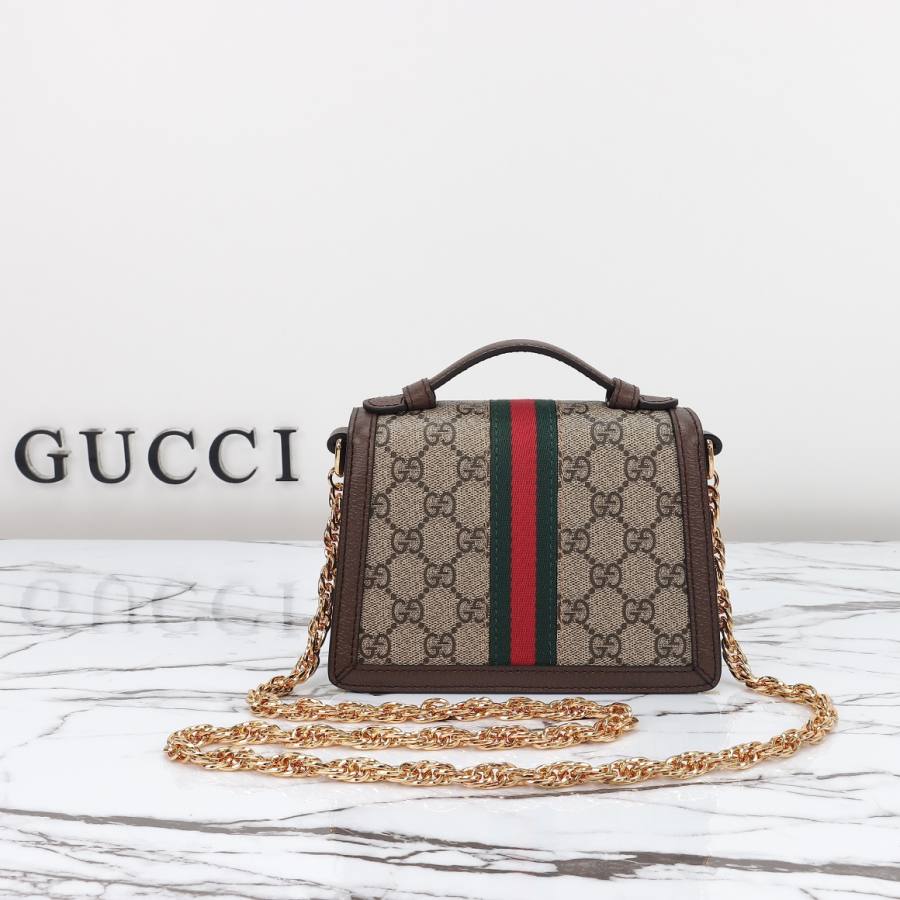 RP 2782000 Gucci 696180 Beige Brown 17.5x13x6 696180 481C