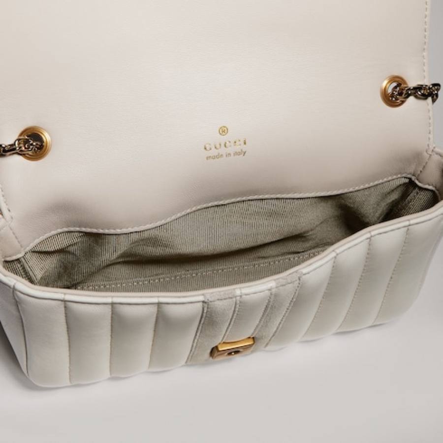 RP 2809000 Gucci Bag White Leather 20.5x11.5x6 1226