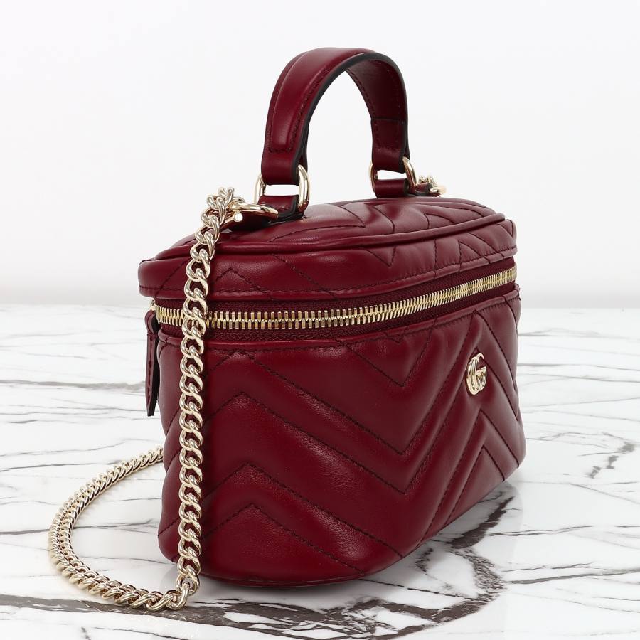 RP 2836000 Gucci 837454 Red Leather 19x11.5x9 837454 CF24