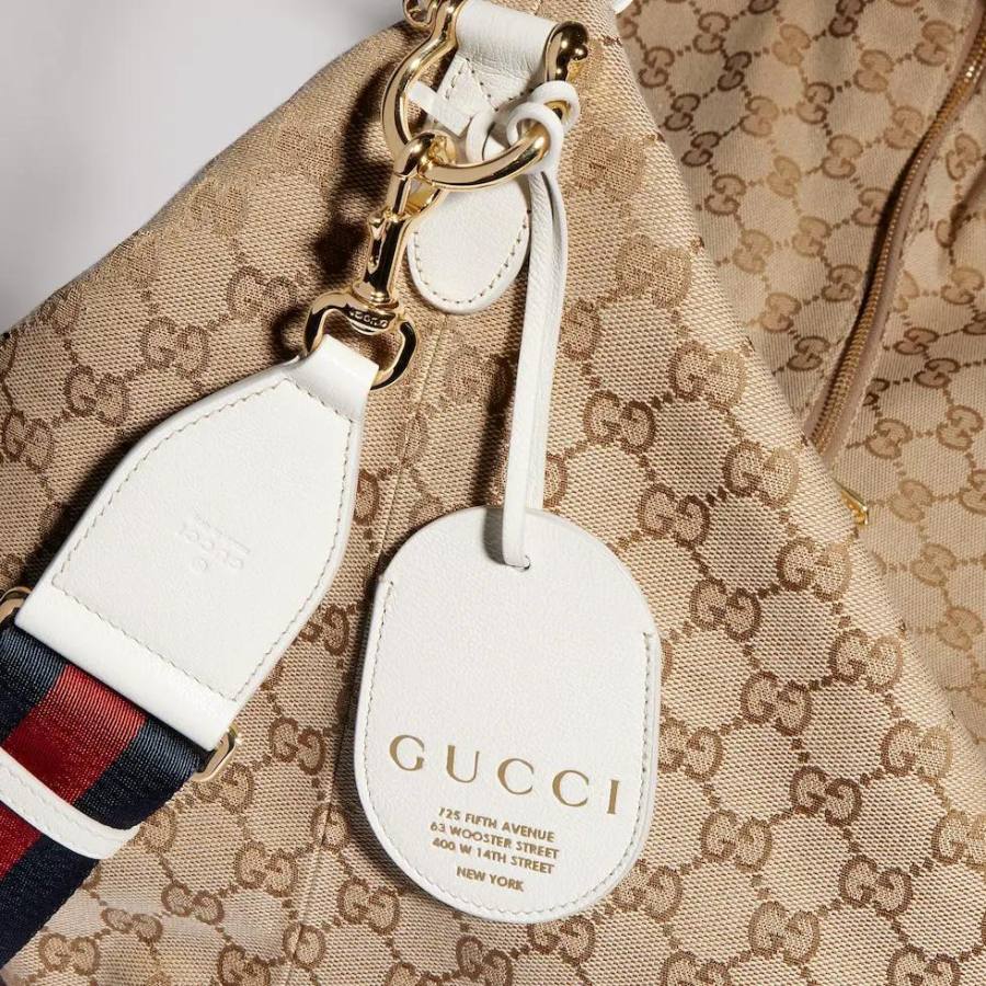 RP 2971000 Gucci Bag White Canvas 46x29x20.5 8952