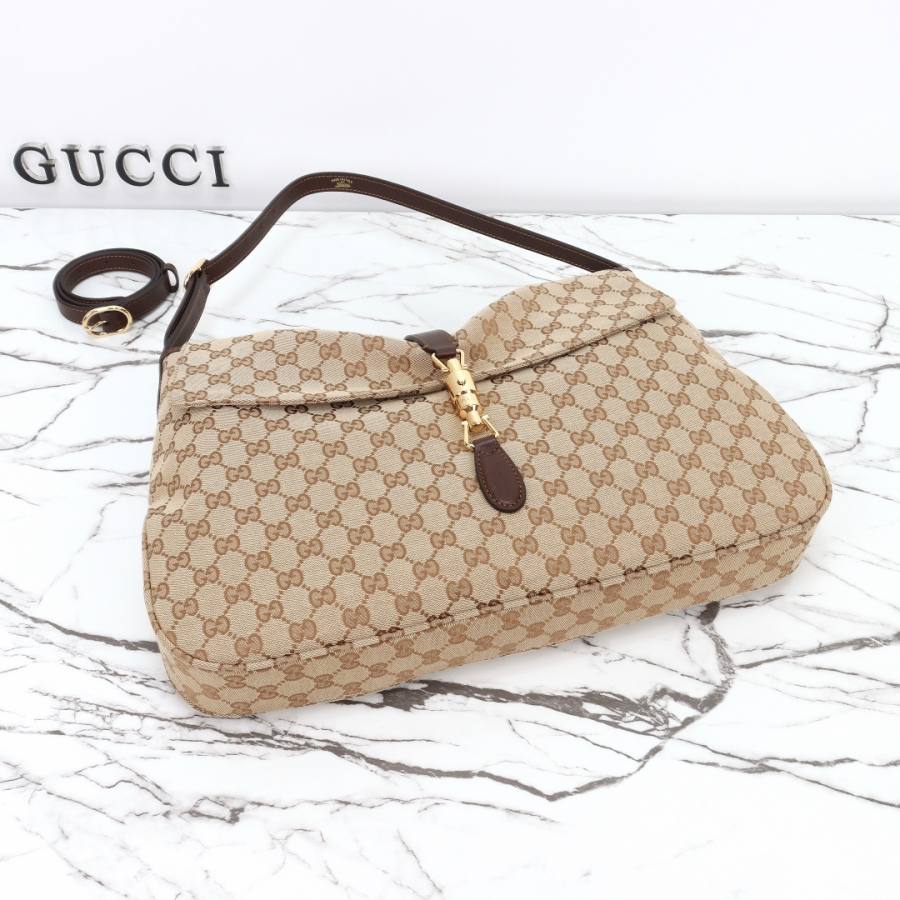 RP 3025000 Gucci Bag Beige Canvas 43x23x5 A4BB